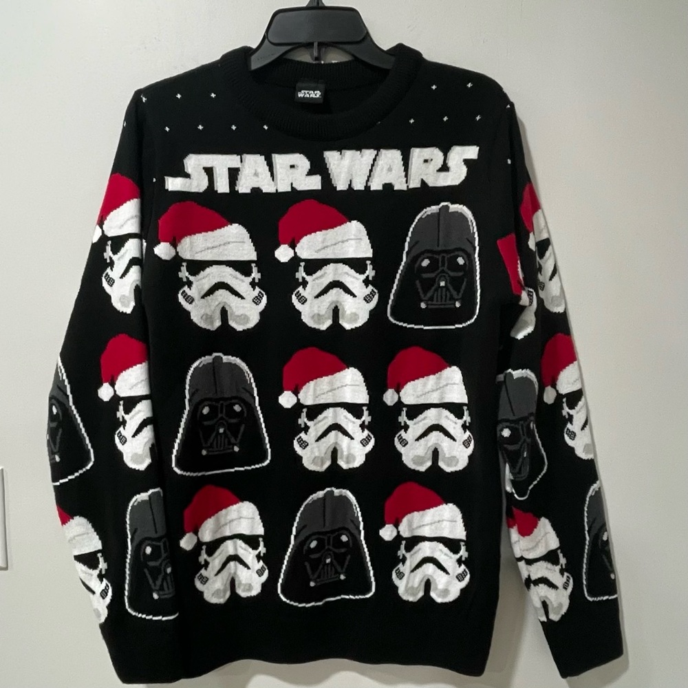 Unisex Ugly Christmas Sweater Star Wars Stormtroopers Darth Vader Empire